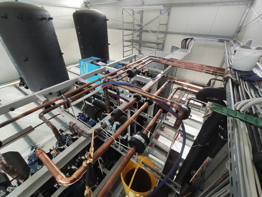 Installation of a CO2 refrigeration system