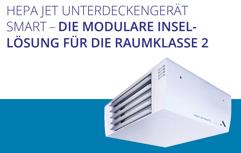OR climate module with HEPA filters