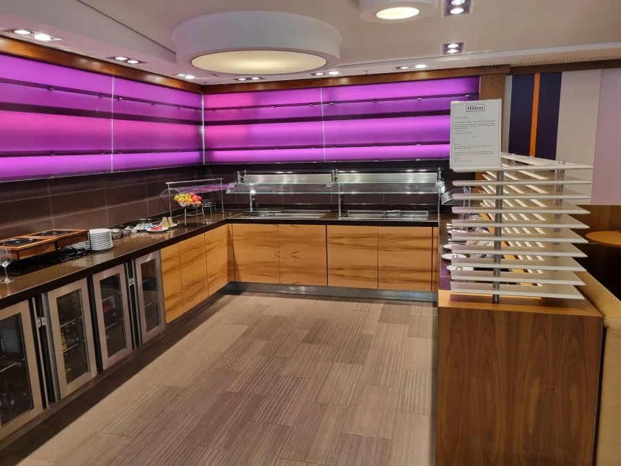 Hotel buffet refrigerated display