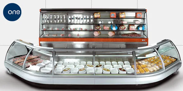 Meat and cheese display case