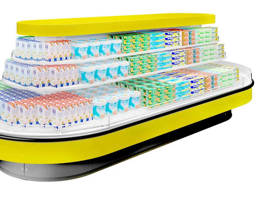 Gondola refrigerated shelf